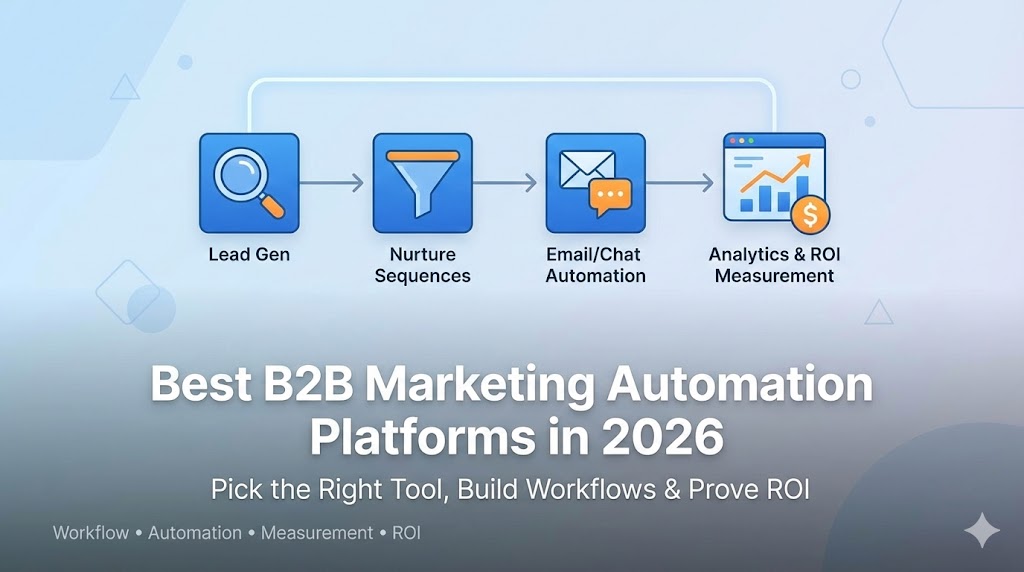 Best B2B Marketing Automation Platforms 2026: How to Choose & Prove ROI